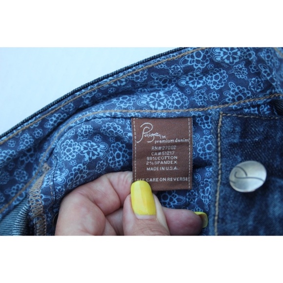 Anthropologie Paige Women's SZ 29 Hollywood Hills Bootcut Embroidered Jeans - Picture 12 of 14